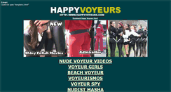 Desktop Screenshot of happyvoyeurs.com